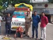 कळंब पोलीसांची कौतुकास्पद कामगिरी कत्तलखान्यात जाणाऱ्या बोलोरो पिकपला पोलिसांनी पकडले!