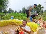 वाघाडीतील विसर्जन कुंडात ९०० हुन अधिक गणपती बाप्पांच विसर्जन