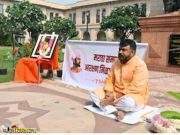 राज्यातील मराठा समाजाला आरक्षण मिळावे या मागणीसाठी खासदार हेमंत पाटील यांचे दिल्लीत लाक्षणिक उपोषण…!