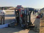 समृद्धी महामार्गावर भाविकाच्या क्रुझरला भीषण अपघातात 2 जण जागीच ठार व 13 जण जखमी