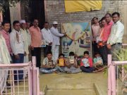 विद्यार्थ्यांना पुस्तके देऊन दे.माळीत संतश्रेष्ठ गोरोबा काका पुण्यतिथी साजरी .