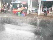 लोणार तालुक्यात जोरदार पाऊस अन , गारपीट ,