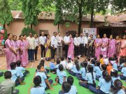 मा जिजाऊ नगर परिषद शाळा क्रमांक 20 येथे प्रवेशोस्तव उत्साहात साजरा.