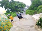 सिंदखेडराजा तालुक्यात तुफानी पाऊस नदी नाल्यांना पूर