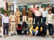 दरोडा टाकुन अपहरण करणारे आरोपी पोलिसांच्या जाळ्यात