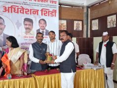 संजय चुनारकर यांचा जाहीर सत्कार, शिर्डीत राष्ट्रीय विश्वगामी पत्रकार संघाचे राष्ट्रीय अधिवेशन उत्साहात