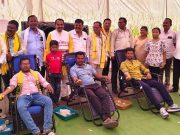 बाबुराव शेडमाके जयंती निमित्त वाघापूर येथे आरोग्य तपासणी व रक्तदान शिबीर