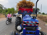 मलकापूर पांग्रा येथे ट्रैक्टर च्या भीषण अपघातात युवक ठार ,