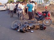 मलकापुर पांग्रा येथे भीषण अपघात दोन जन जागिच ठार ,