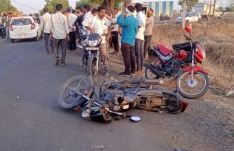 मलकापुर पांग्रा येथे भीषण अपघात दोन जन जागिच ठार ,