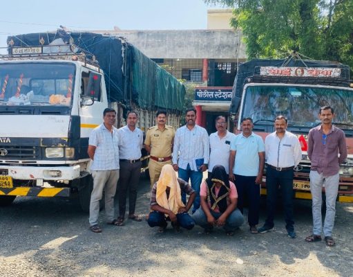 स्थानिक गुन्हे शाखा, वाशिम यांची गोवंशाची अवैधरित्या वाहतुक करणाऱ्या इसमांवर धडक कारवाई