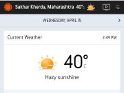 साखरखेर्डा येथे उष्णतेची लाट, 40 अंश तापमानाची नोंद, दैनंदिन जीवन विस्कळीत बाजार पेठेत शुकशुकाट ,