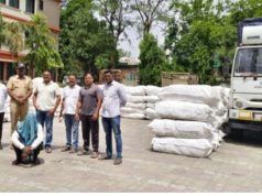 पन्नास लाख रूपायाचा प्रतिबंधित गुटखा जप्त चालकास अटक